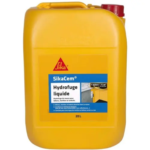 Sika hydrofuge 20L POUR PISCINE