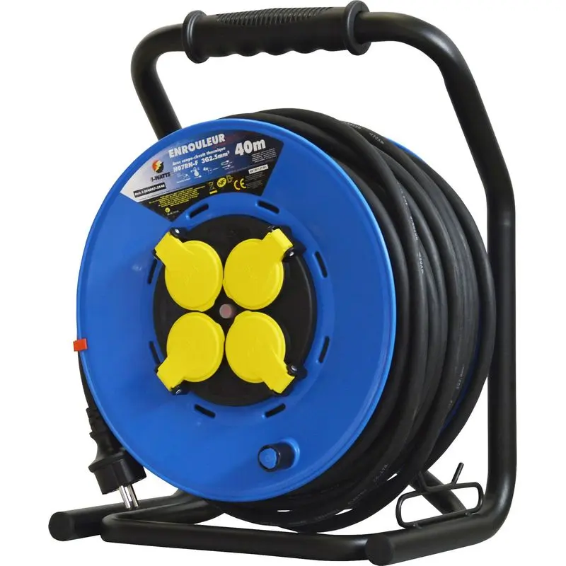 Enrouleur 40M H07NF 4P+ CLAP IP44